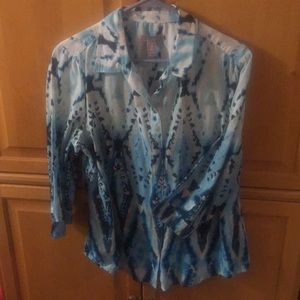 Batik blouse, Chico’s, size 2